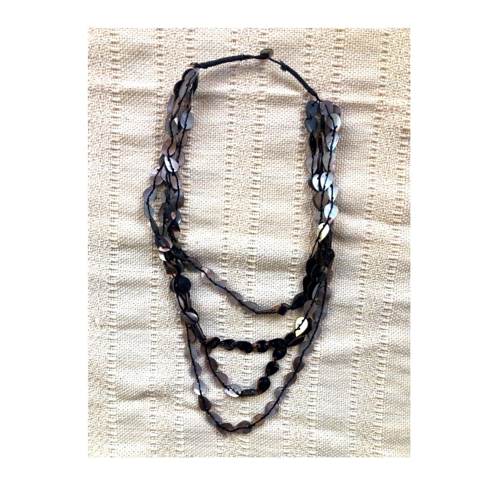 Layered shell necklace